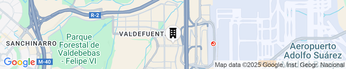 Map for INNSiDE by Meliá Madrid Valdebebas