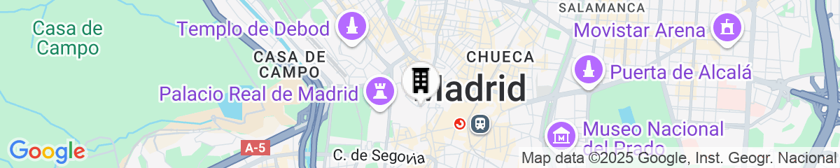 Map for Ocean Drive Madrid