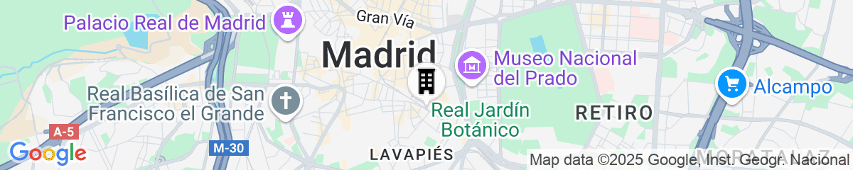 Map for Casa de Las Artes, member of Meliá Collection