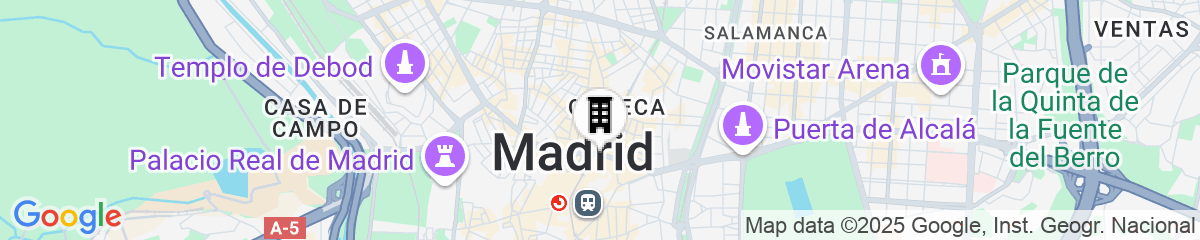 Map for NH Collection Madrid Gran Vía