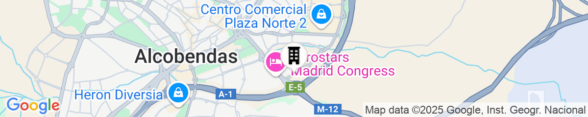 Map for Hampton by Hilton Alcobendas Madrid