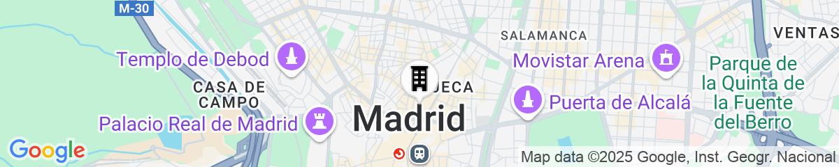 Map for 7 Islas Hotel