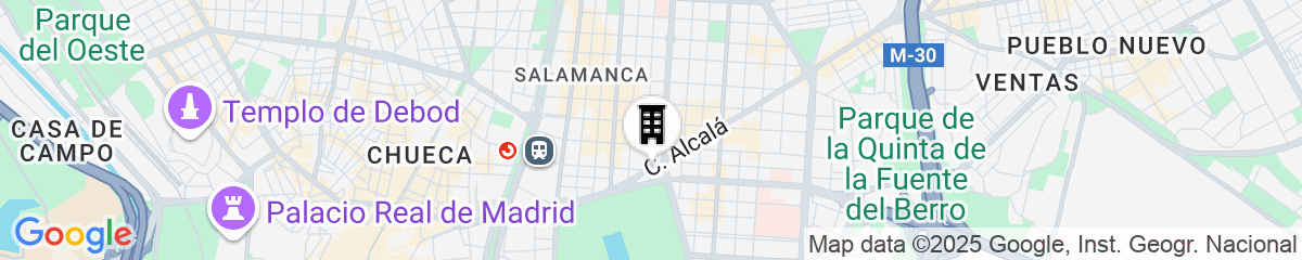 Map for H10 Puerta de Alcalá 4* Sup