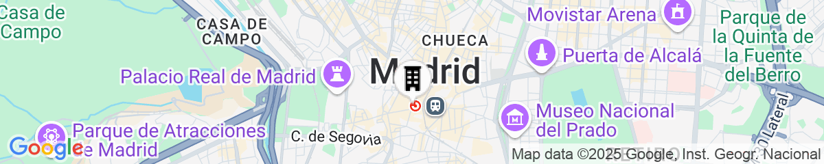 Map for Hotel Moderno Puerta del Sol