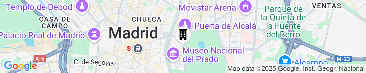 Map for Petit Palace Savoy Alfonso XII