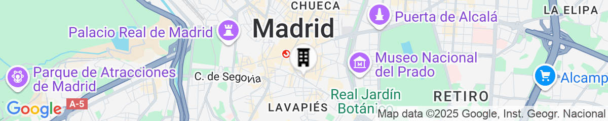 Map for NH Collection Palacio de Tepa