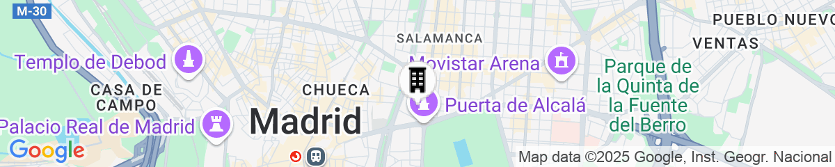 Map for AC Hotel Recoletos by Marriott