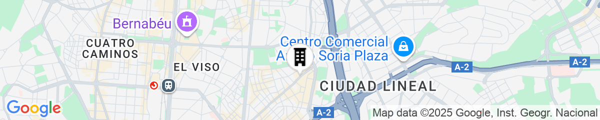 Map for Hotel ILUNION Suites Madrid