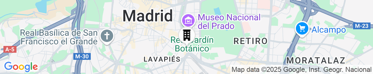 Map for NH Madrid Nacional