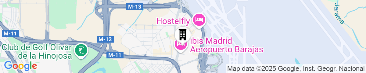 Map for Hotel Clement Barajas