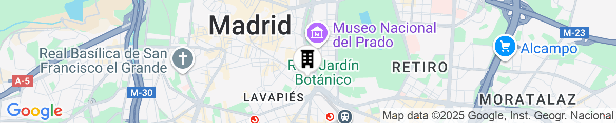 Map for Radisson RED Madrid
