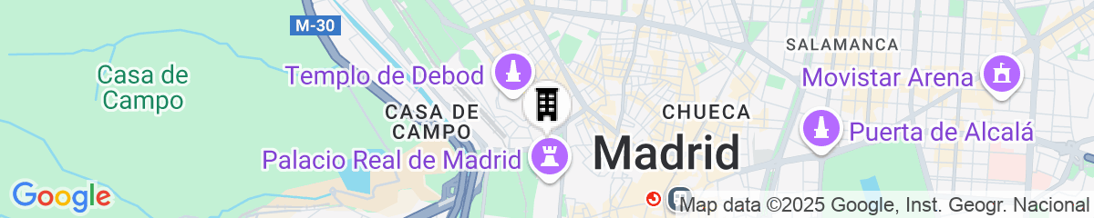 Map for Hotel Principe Pio