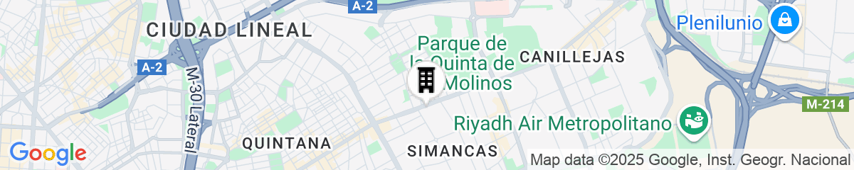 Map for Hotel Elba Madrid Alcalá