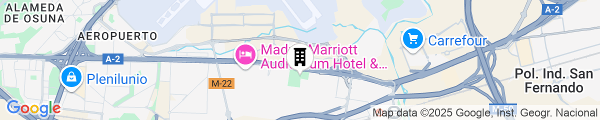 Map for Holiday Inn Express Madrid Airport by IHG