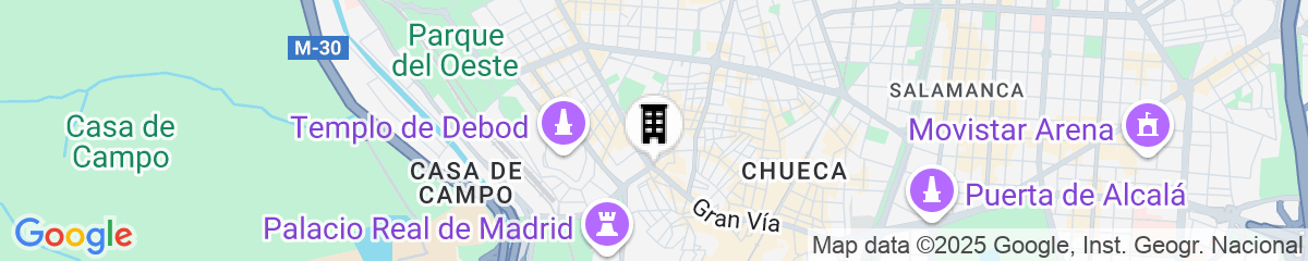 Map for Dear Hotel Madrid