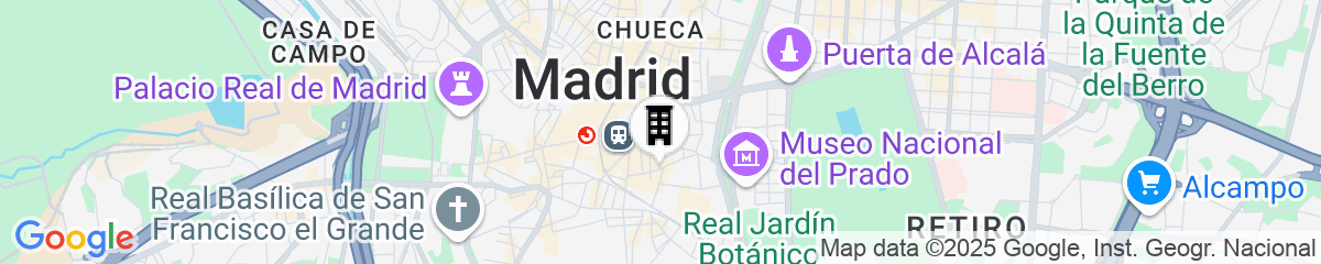 Map for Hotel ibis Styles Madrid Prado