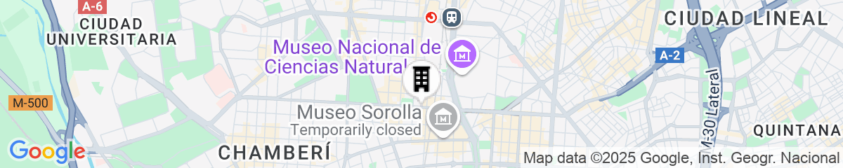 Map for NH Collection Madrid Abascal