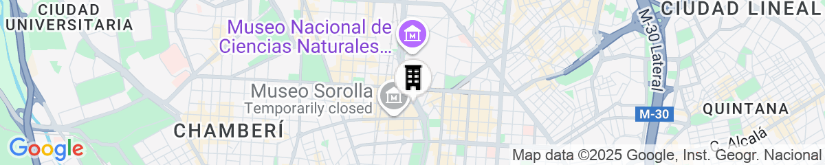 Map for InterContinental Madrid by IHG