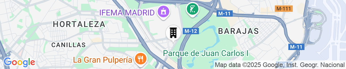 Map for Novotel Madrid Campo de las Naciones
