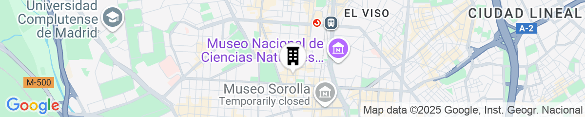 Map for NH Madrid Chamberí