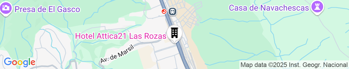 Map for Hotel Attica21 Las Rozas