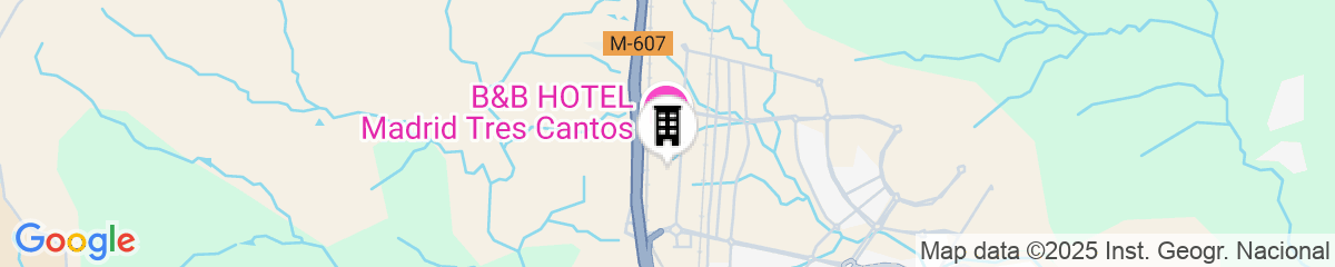 Map for B&B Hotel Madrid Tres Cantos 
