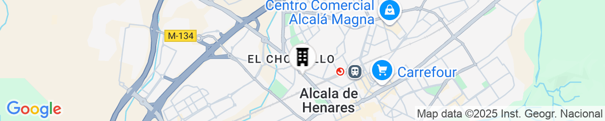 Map for Apartahotel Golden Alcalá