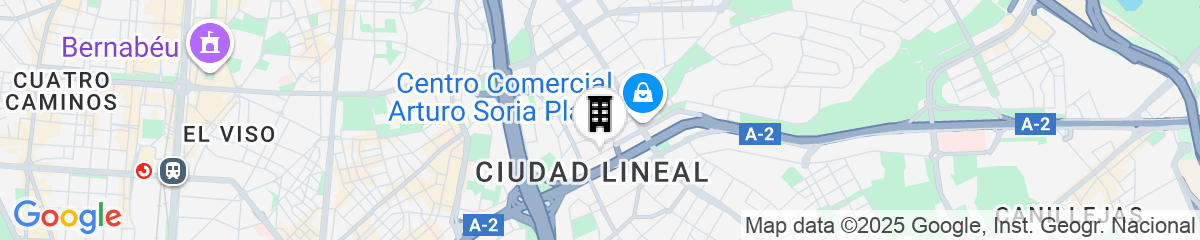 Map for Hotel ILUNION Atrium