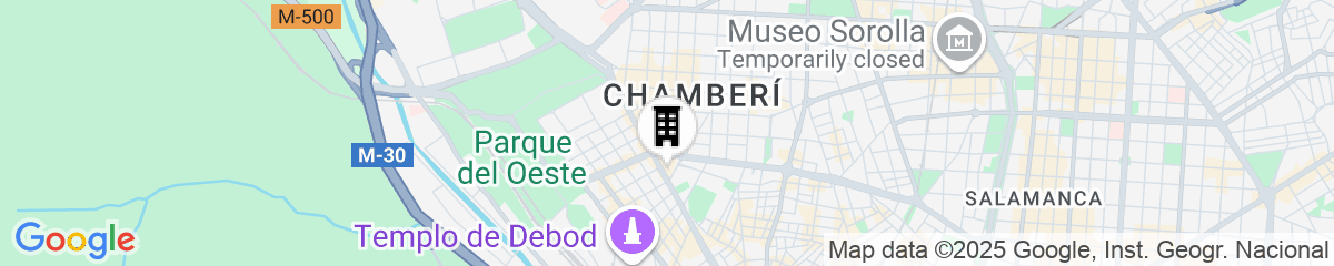 Map for Madrid Marriott Hotel Princesa Plaza