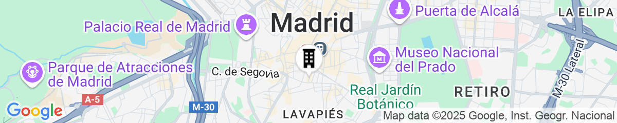 Map for Eurostars Plaza Mayor