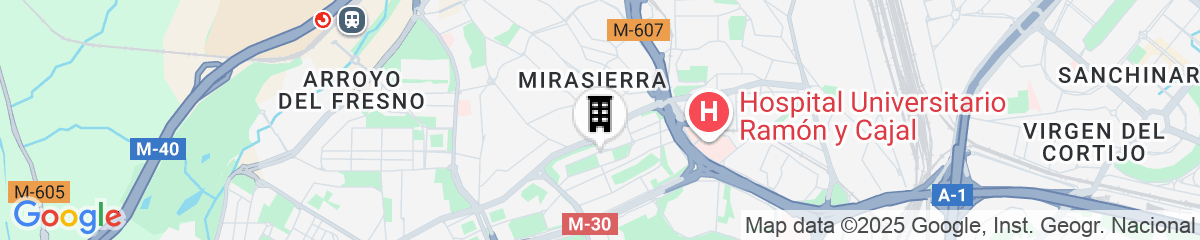 Map for Eurostars Suites Mirasierra