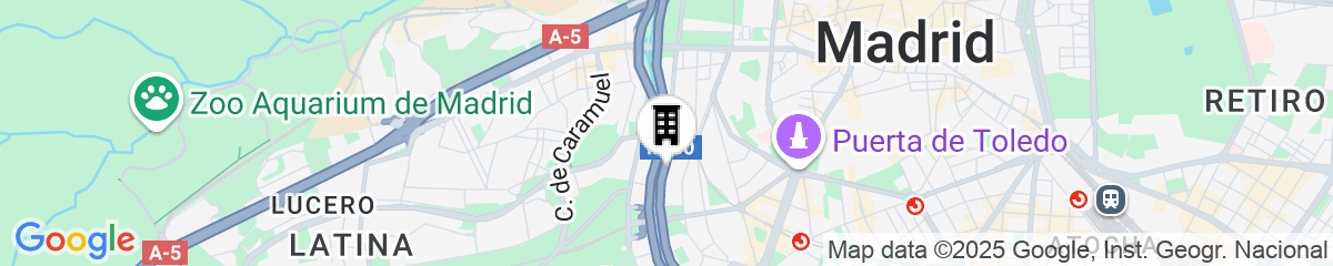 Map for NH Madrid Ribera del Manzanares