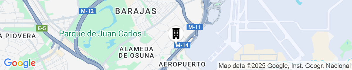 Map for Sercotel Madrid Aeropuerto