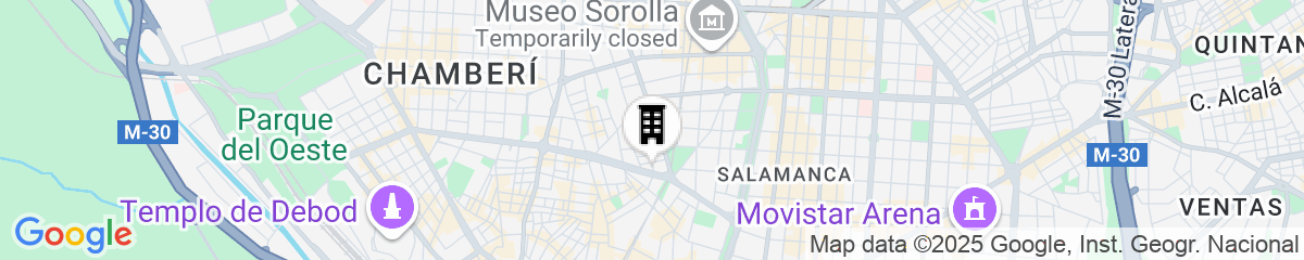 Map for Hotel Gran Versalles