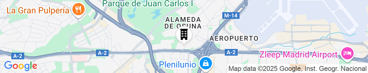 Map for NH Madrid Barajas Airport