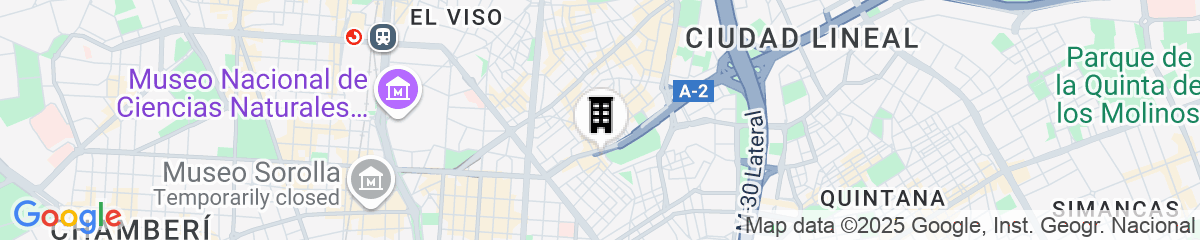 Map for Abba Madrid Hotel