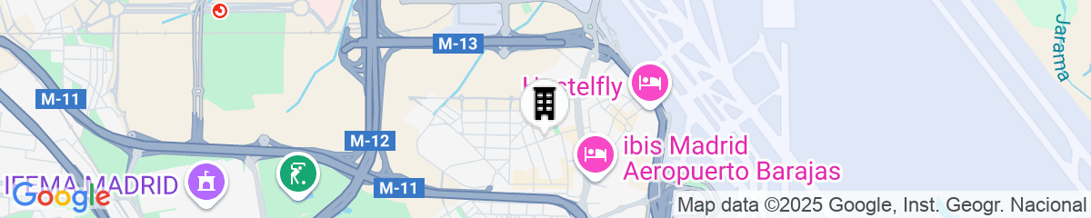 Map for Hotel Tach Madrid Airport