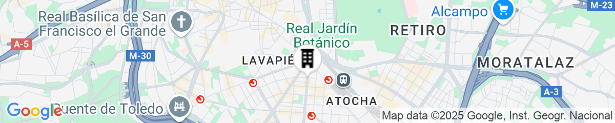 Map for AC Hotel Carlton Madrid by Marriott