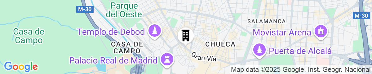 Map for Hotel Vincci Vía 66