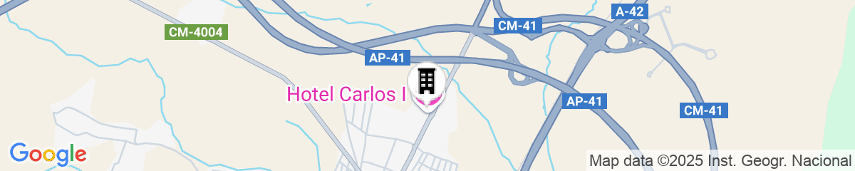 Map for Hotel Carlos I Toledo