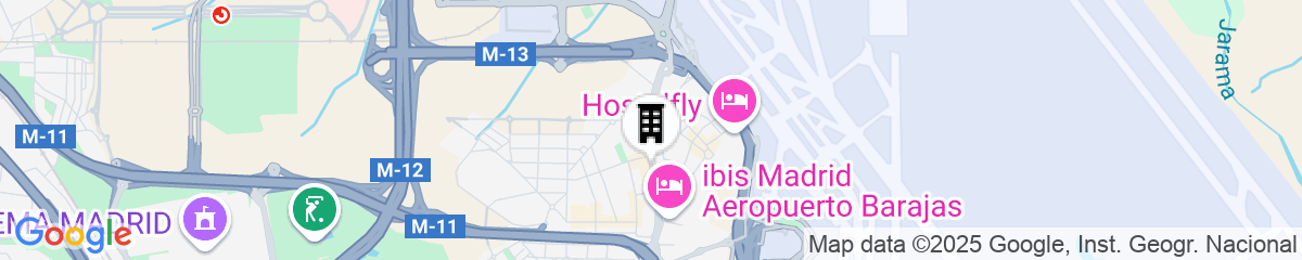 Map for Hotel Villa De Barajas