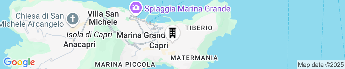 Map for Capri Tiberio Palace