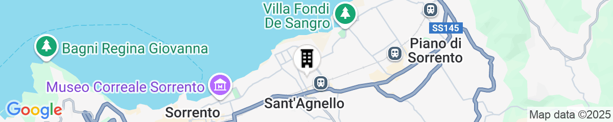 Map for Unconventional Hotel Sorrento