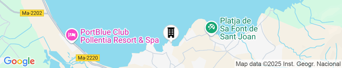 Map for Hotel Moré