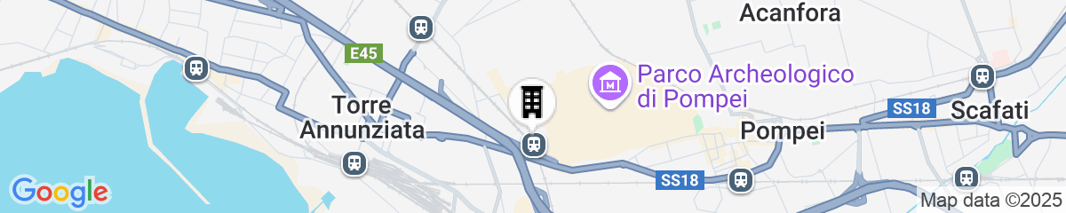 Map for Hotel Zeus Pompei