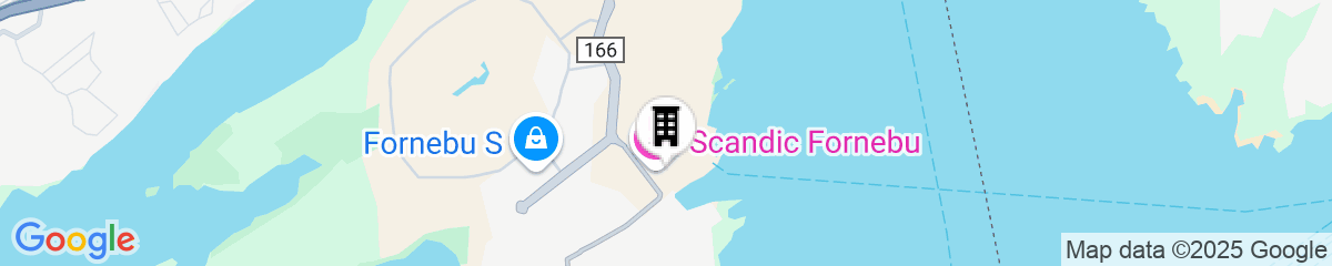 Map for Scandic Fornebu