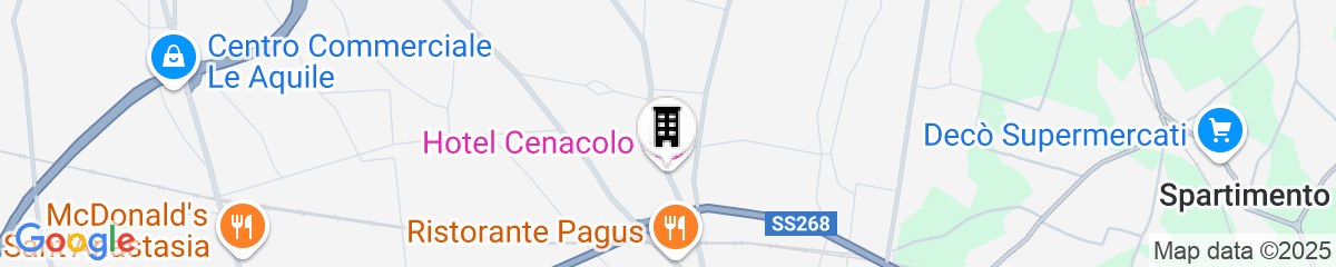 Map for Hotel Cenacolo