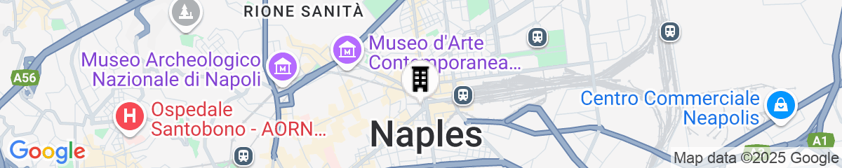 Map for UNA Hotels Napoli