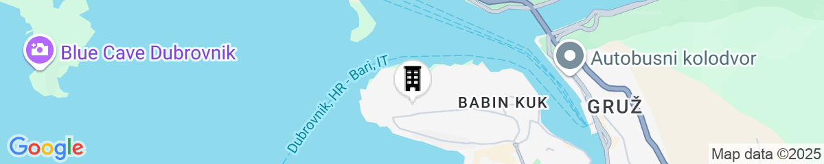 Map for Valamar Tirena Hotel