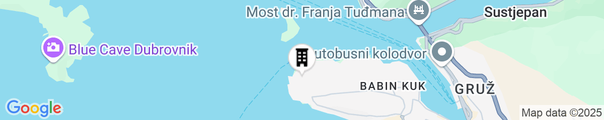 Map for President Hotel, Valamar Collection